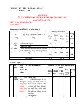 Đề cương ôn tập Học kì 2 Ngữ văn 11 năm 2023–2024 trường THPT Bùi Thị Xuân (Lâm Đồng)